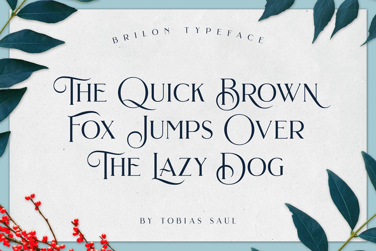 Example font Brilon #2
